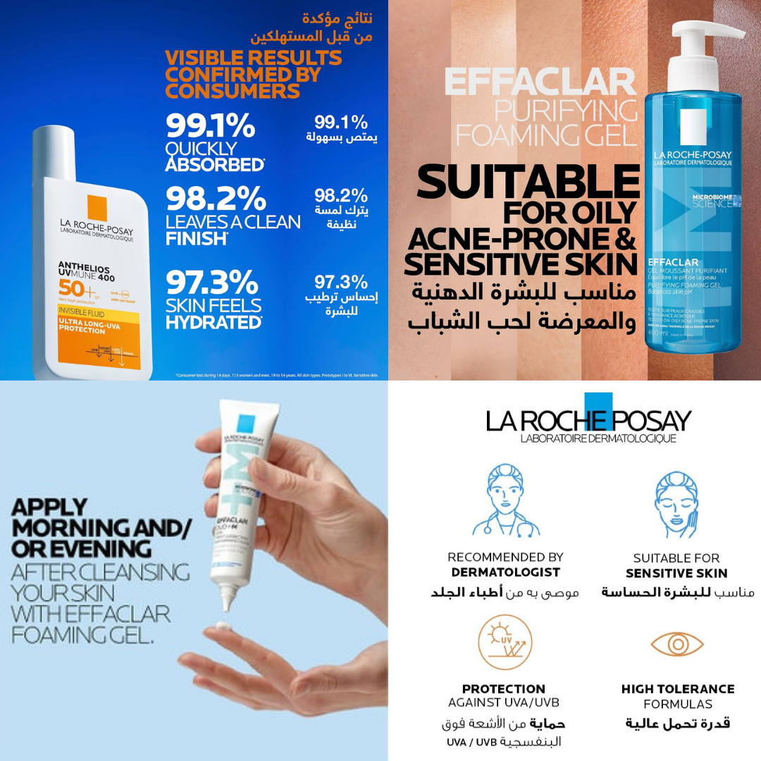 Limited Premium Skincare Bundle - 4 for Sun Protection, Acne & Repair