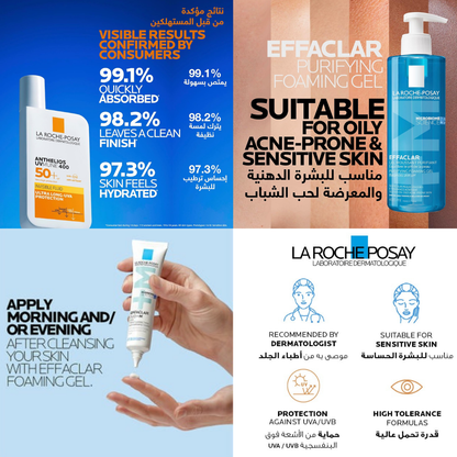 Limited Premium Skincare Bundle - 4 for Sun Protection, Acne & Repair